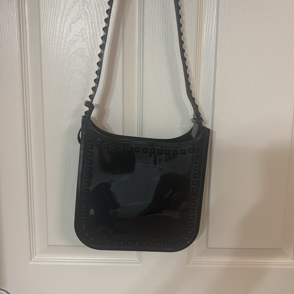 Carmen Sol black shoulder strap or cross body bag - Picture 12 of 13